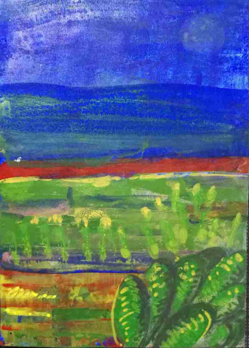 "Sifnos land(e)scape, 20X25 εκ.,2018