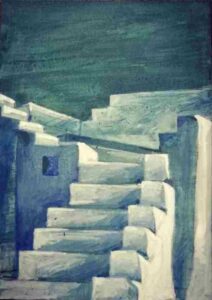 "Sky stairs", 100X0,80 εκ., 2017