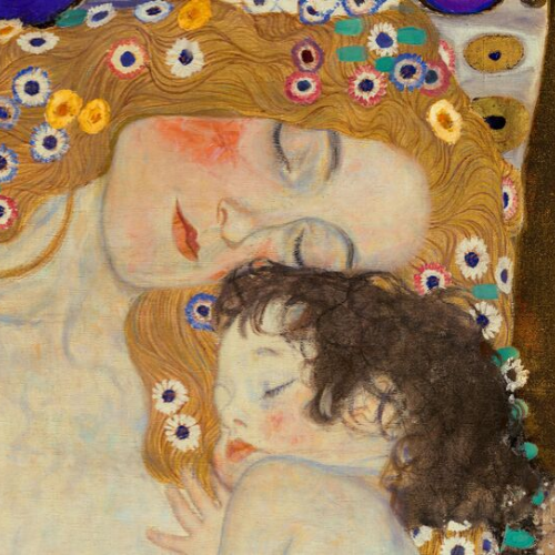 MOTHER AND CHILD, GUSTAVE KLIMT