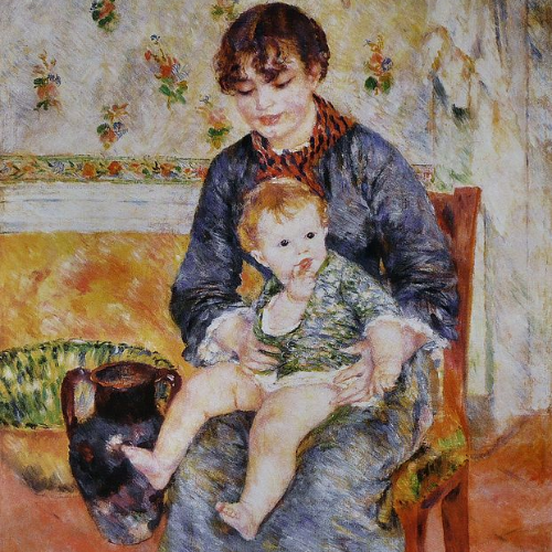 MOTHER AND CHILD, RENOIR